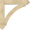 Ekena Millwork Thorton Arts & Crafts Rough Sawn Bracket, Douglas Fir, 6"W x 42"D x 42"H BKT06X42X42THR03RDF - alternate 2